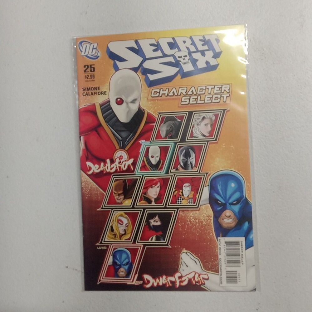 Secret Six #25 (DC Comics Modern Age Simone Calafiore Deadshot Cover Calafiore)